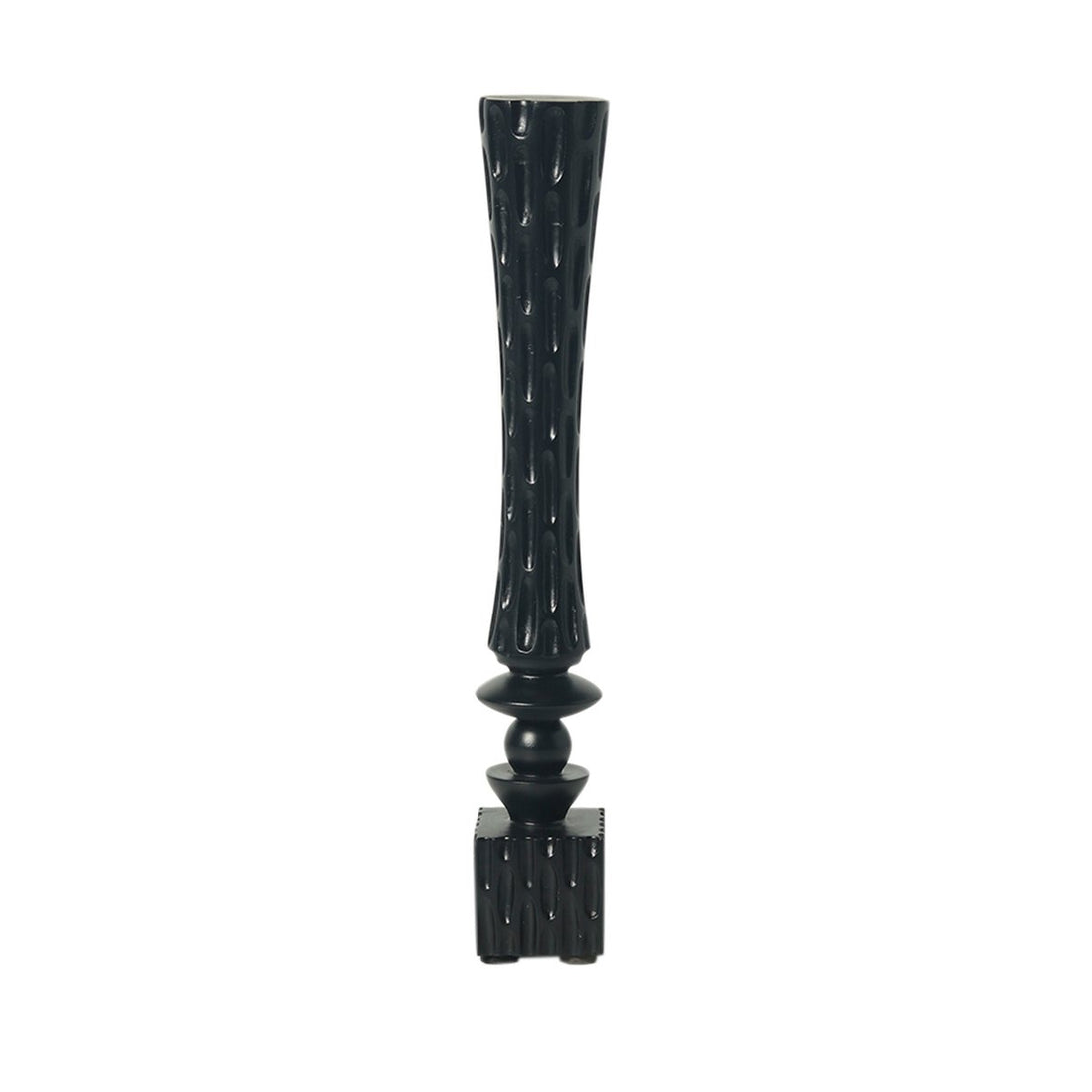 Doric Stand Alone Decorative -Black in Teak Wood