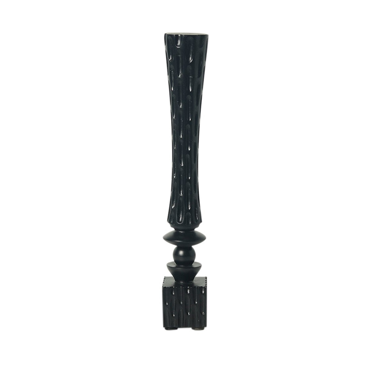 Doric Stand Alone Decorative -Black in Teak Wood