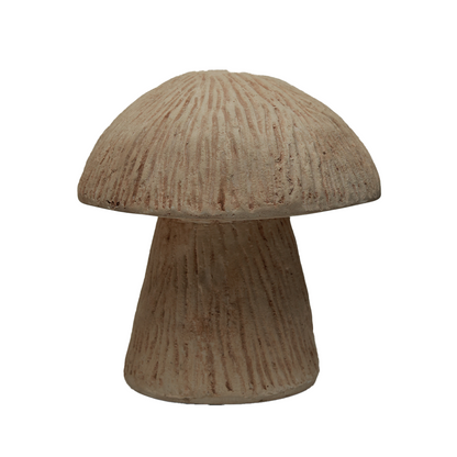 Rustic Woodland Mushroom - Set of Three in Composite Marble