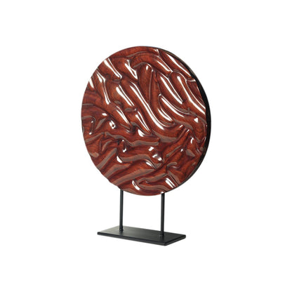Sand Dune - Stand Alone Decorative Large in Teak Wood