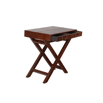 Foldable Table -Leather