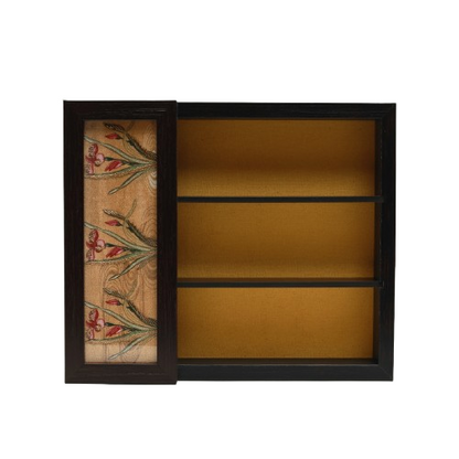 Odyssey Vanya Cutlery Box Cover - yellow in Wood and Glass