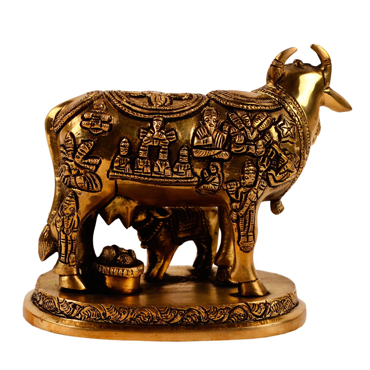 Kamdhenu - Small in Brass