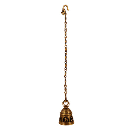 Ganesha Bell - Small in Brass