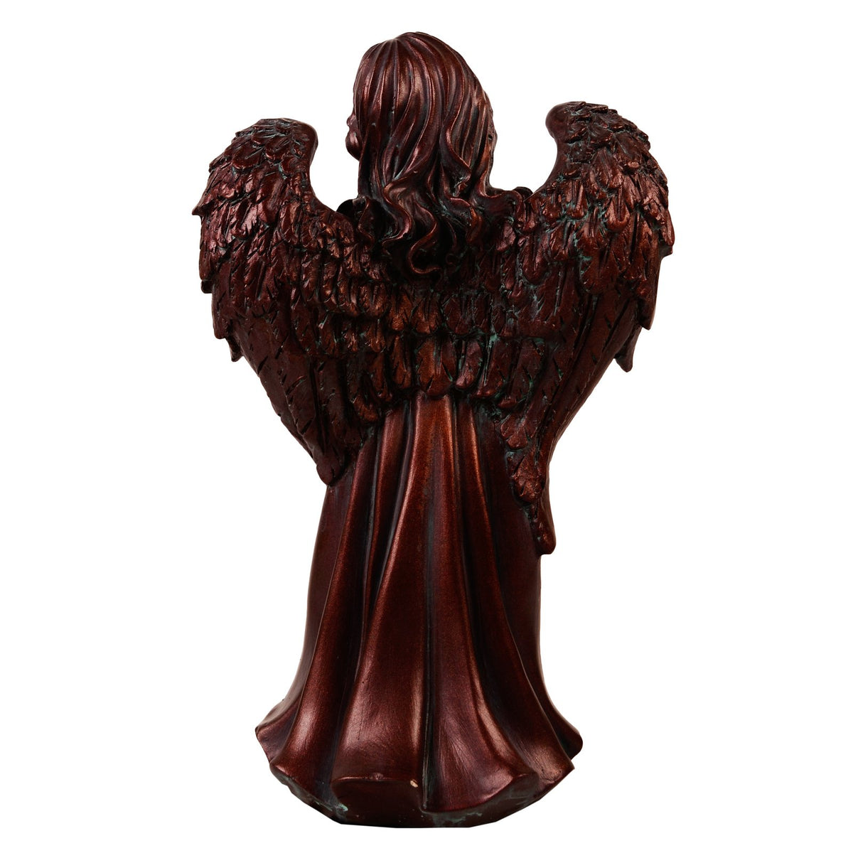 Praying Angel - Brown in Composite Marble