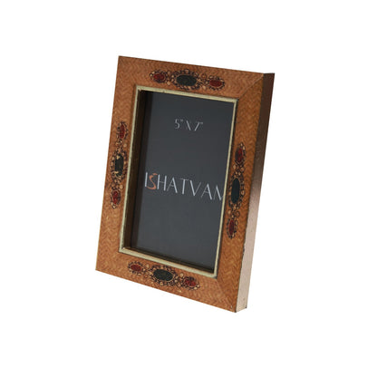 Naksh Photo Frame - Large in Wood