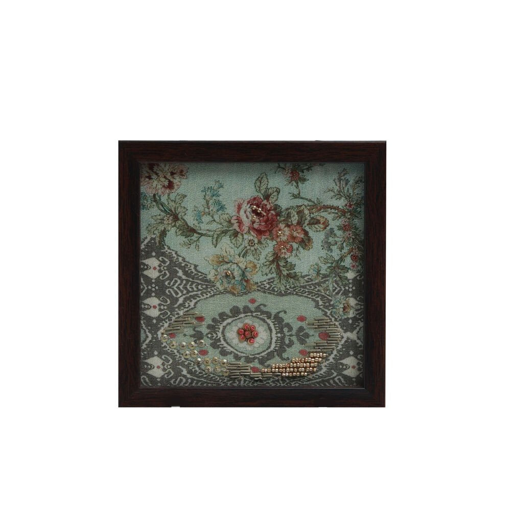 Gulposh Coasters - Green in Wood and Glass