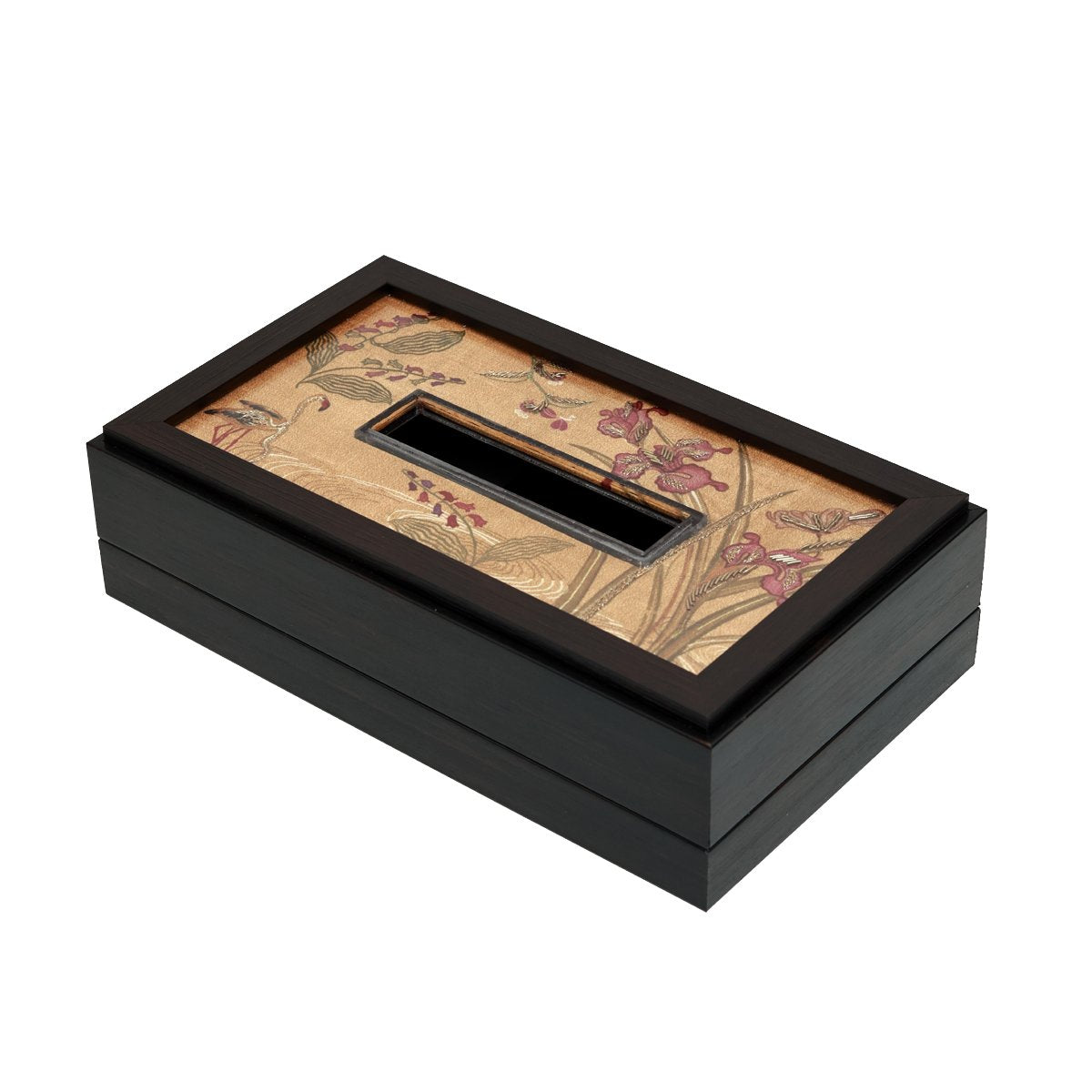 Odyssey Vanya Tissue Box Cover - Yellow  in Glass and Wood