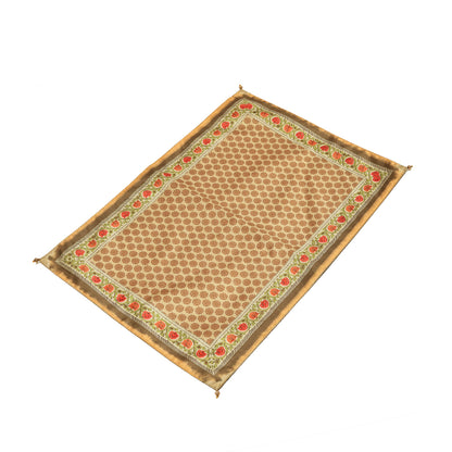 Mughal Tea Cosy  Set - Olive in Silk