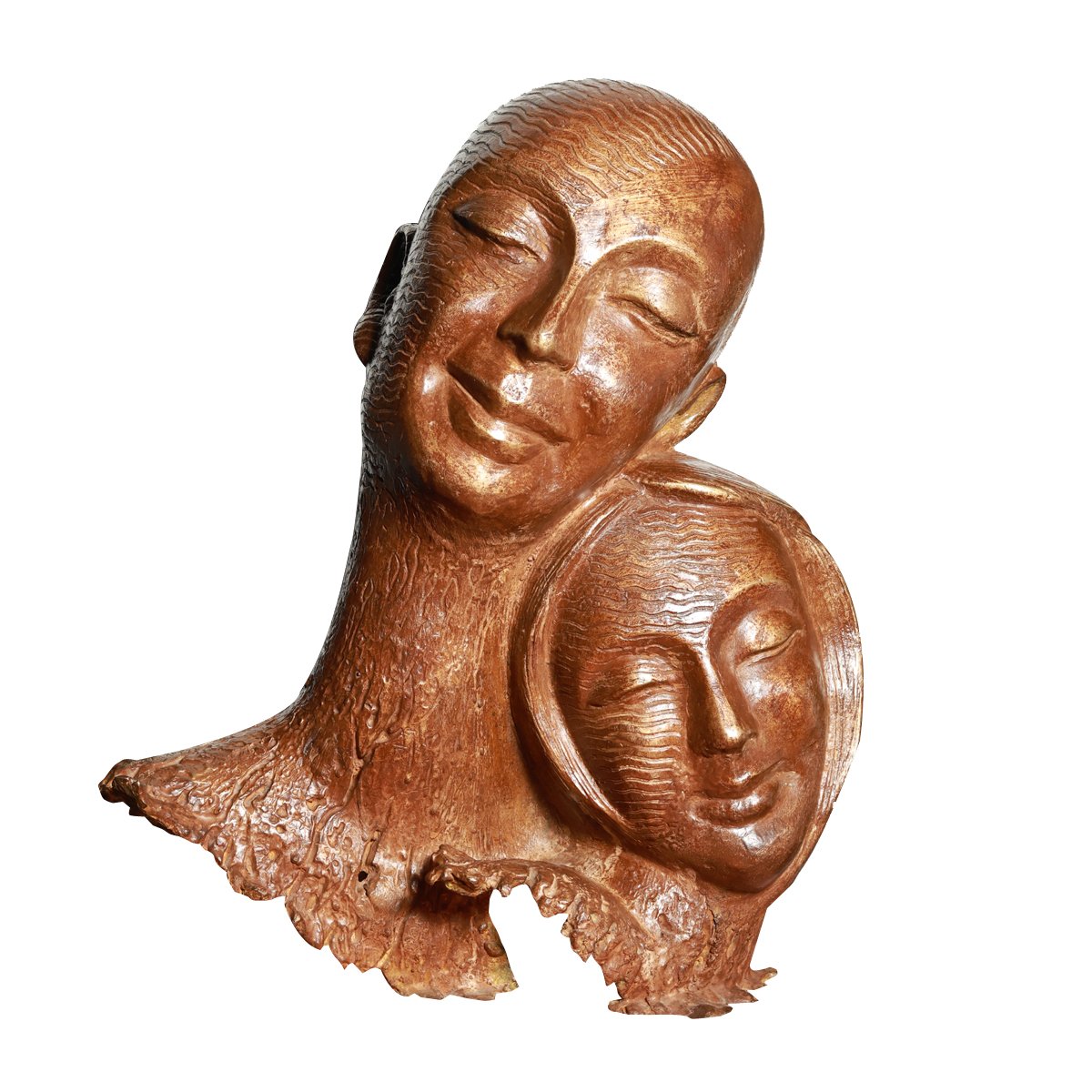 Mother and Child  - Sculpture in Bronze