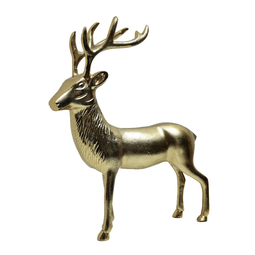 Majestic Stag - Large Golden  in Metal
