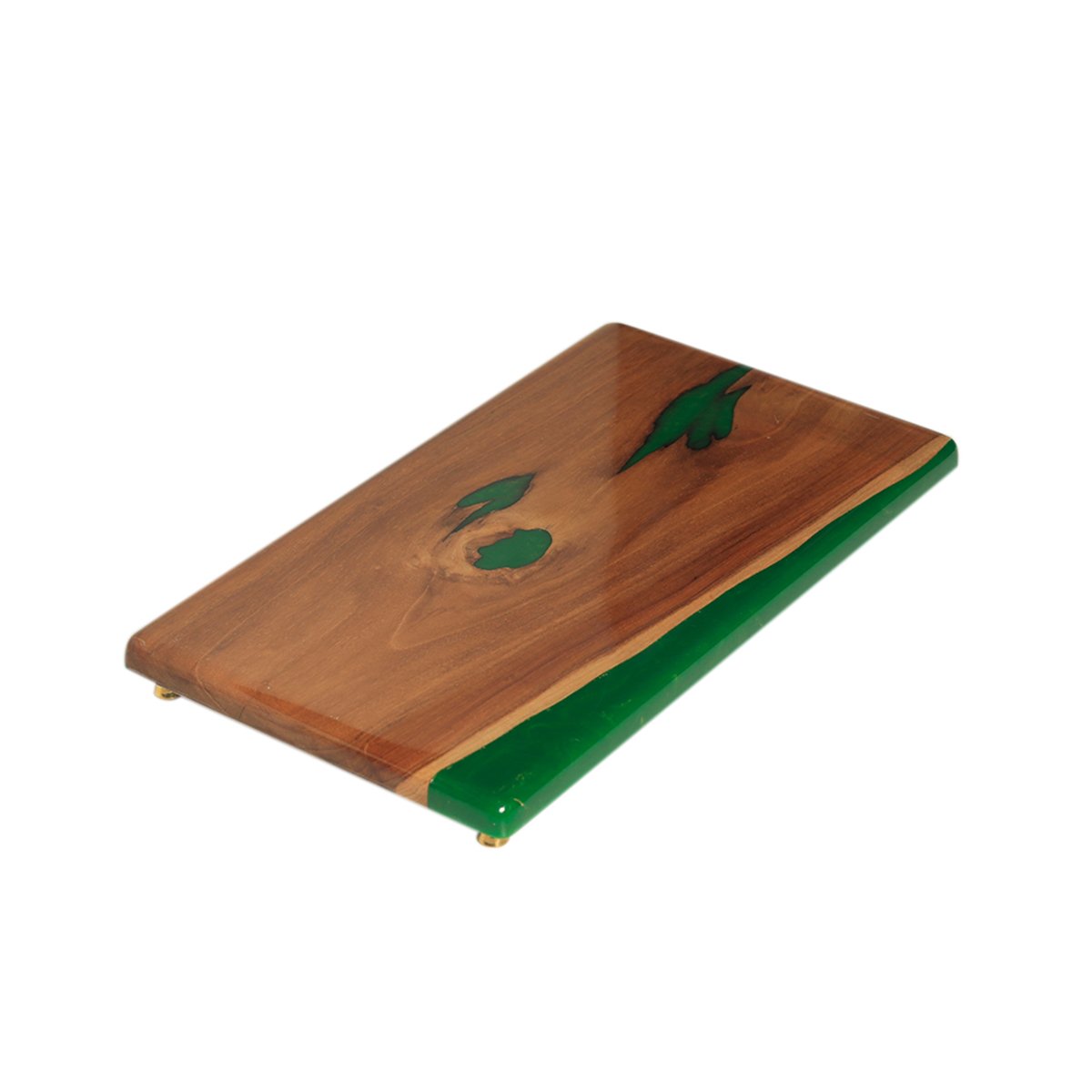 Inlets  Platter - Wood and Resin