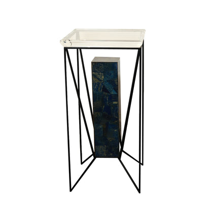 Lapiz Cluster Tables - Set of 2 in Acrylic, Metal and Resin