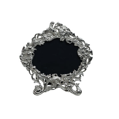 Vintage Pierced Frame -  Silver in Metal 6" X 4"