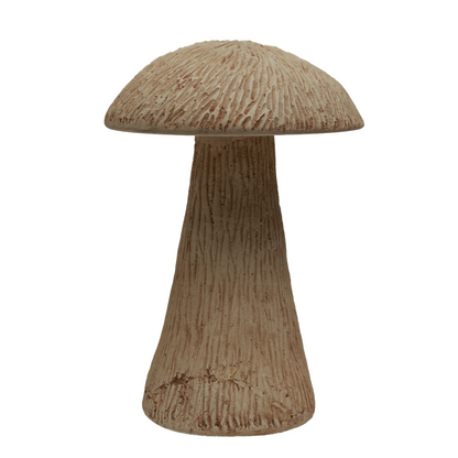 Rustic Woodland Mushroom - Set of Three in Composite Marble