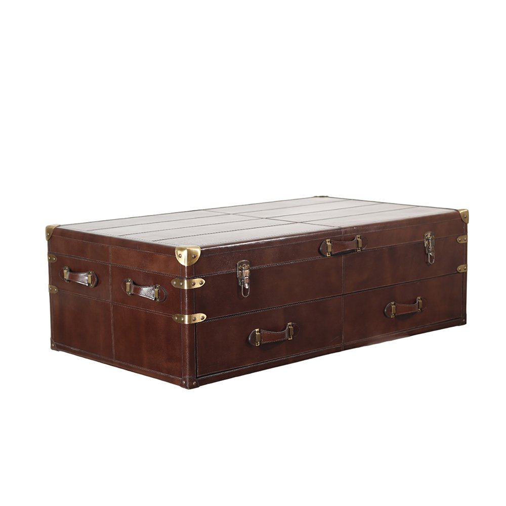 Trunk Coffee Table - Leather