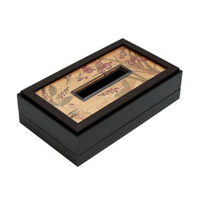 Odyssey Vanya Tissue Box Cover - Yellow  in Glass and Wood