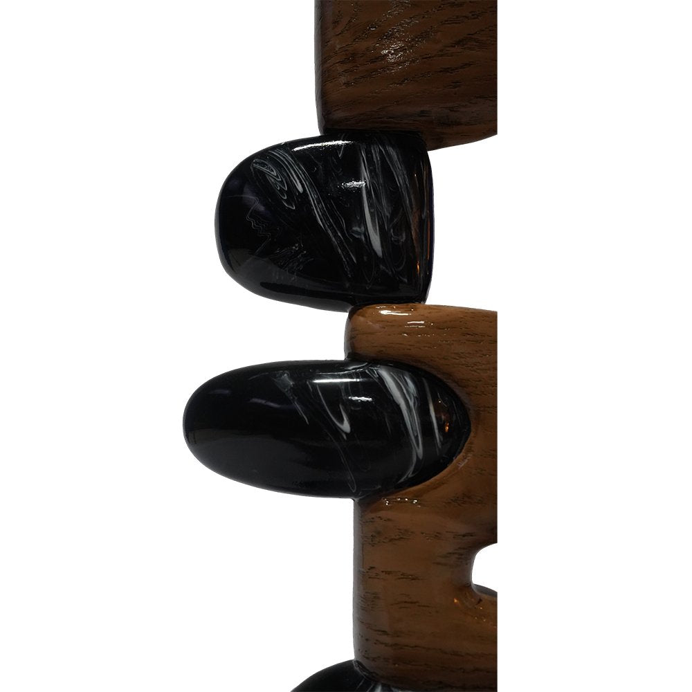 Decor - a -  Balance - Black and Brown in Resin