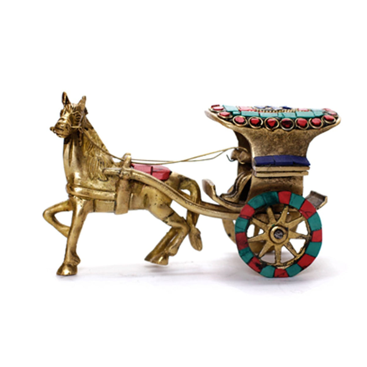 Horse Cart - Firoza in Brass
