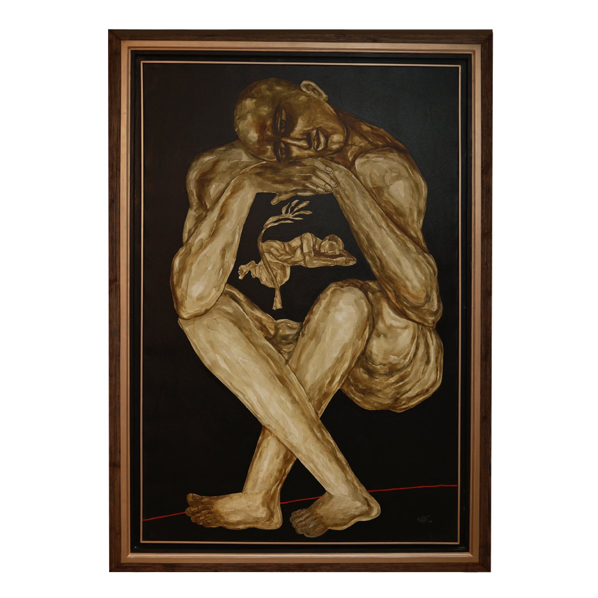 Untiltled Painting By Laxman Aelay -  Acrylic on canvas