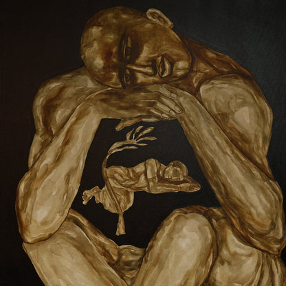 Untiltled Painting By Laxman Aelay -  Acrylic on canvas