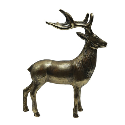 Majestic Stag - Antique Gold in Metal
