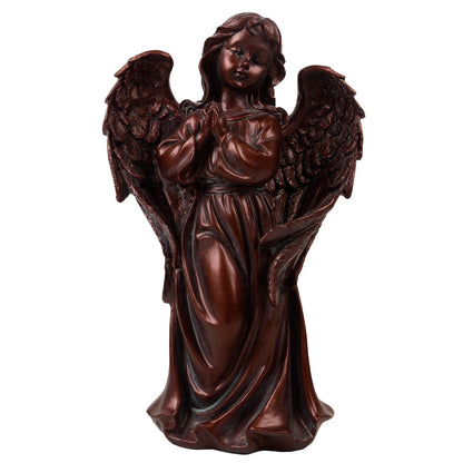 Praying Angel - Brown in Composite Marble