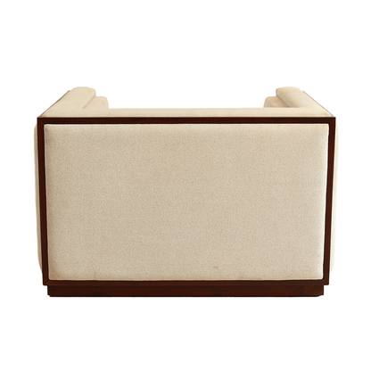 Lawson Sofa -  Single Seater in Teak Wood