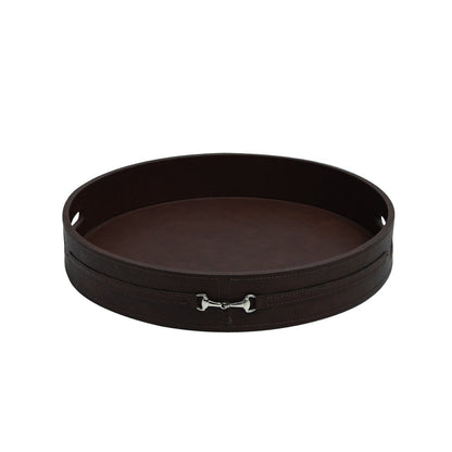 Bar in a Round - Leather and Steel