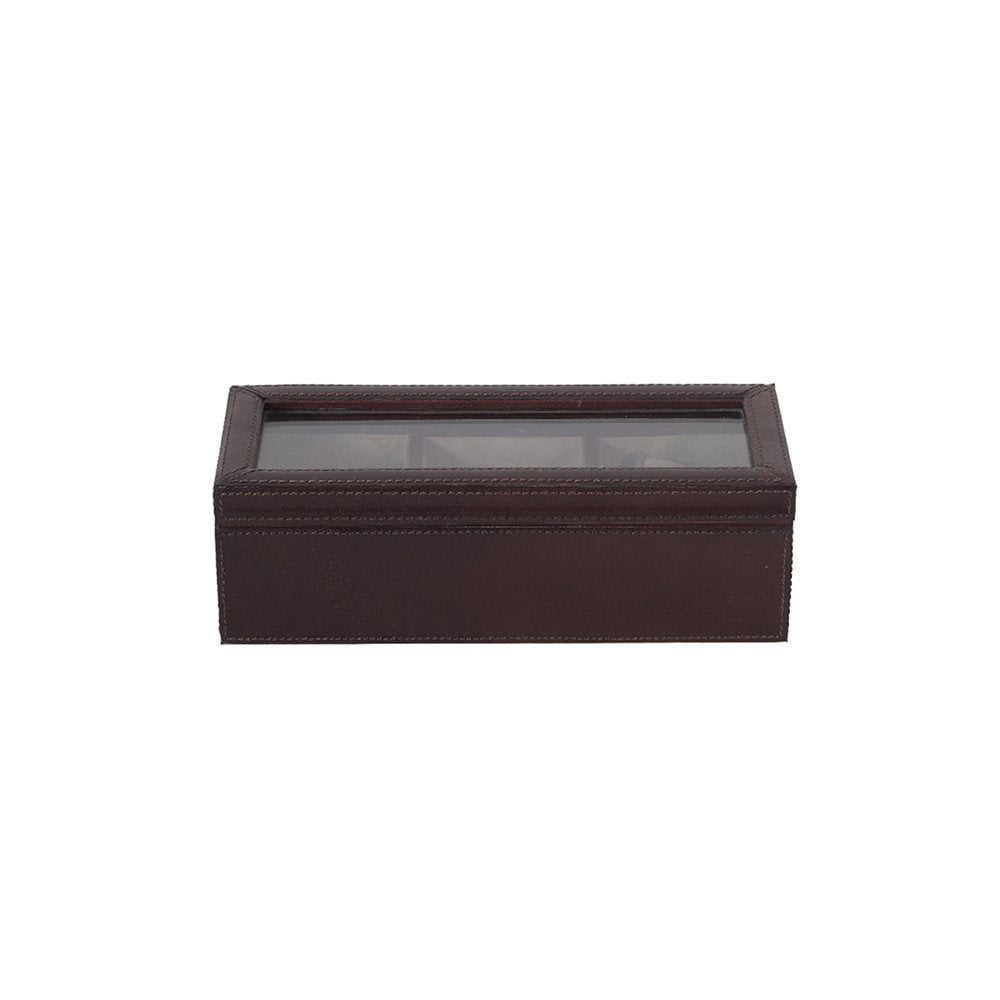 Watch Case - Three in Leather