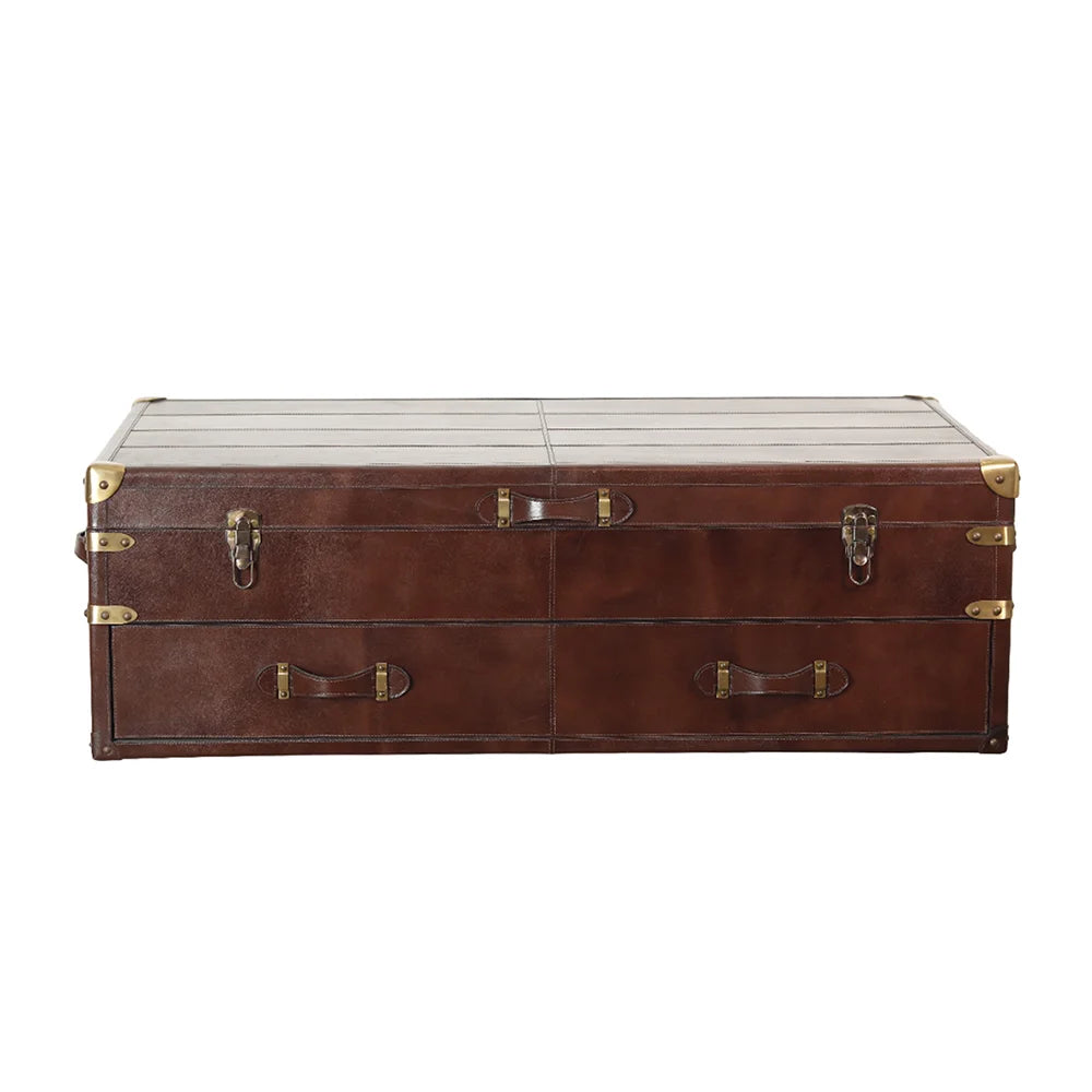 Trunk Coffee Table - Leather