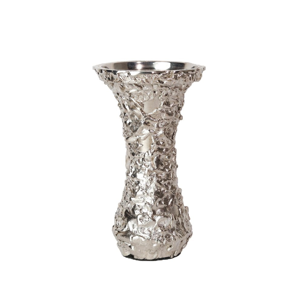 Lava Candle Stand - Large Silver  in Metal