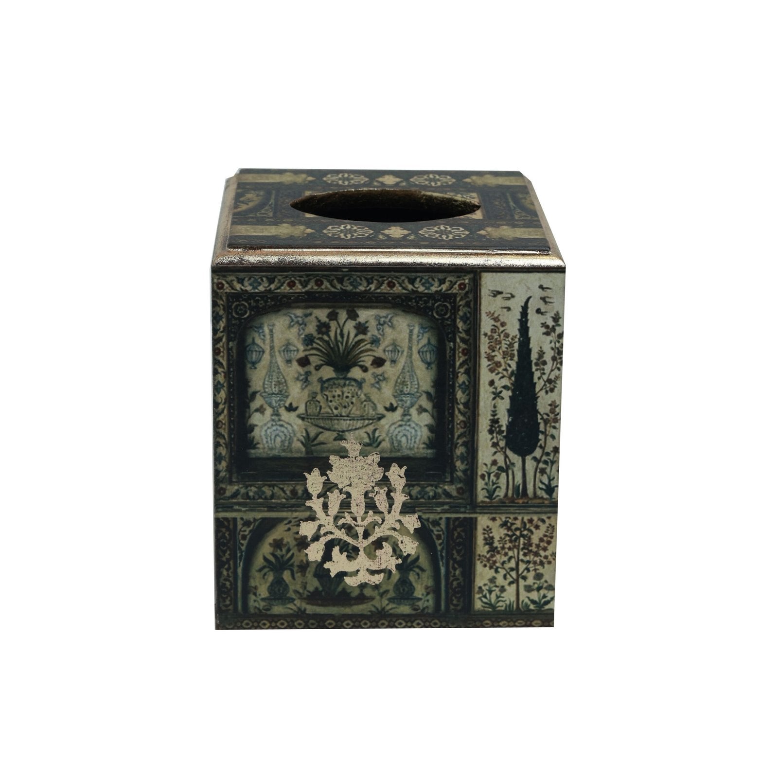 Chinar Tissue Box - Wood