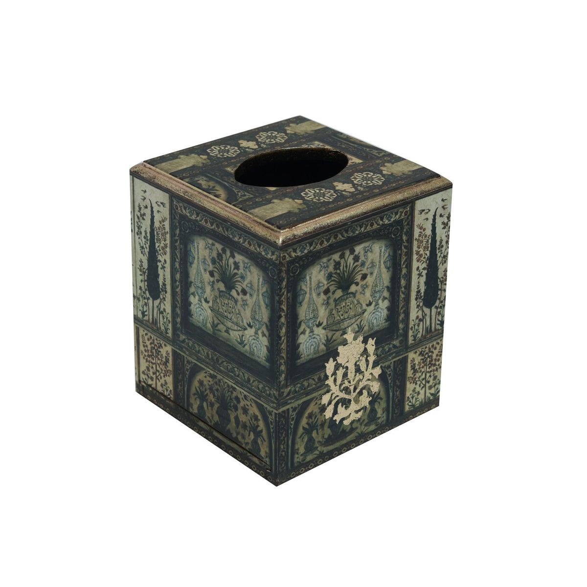 Chinar Tissue Box - Wood