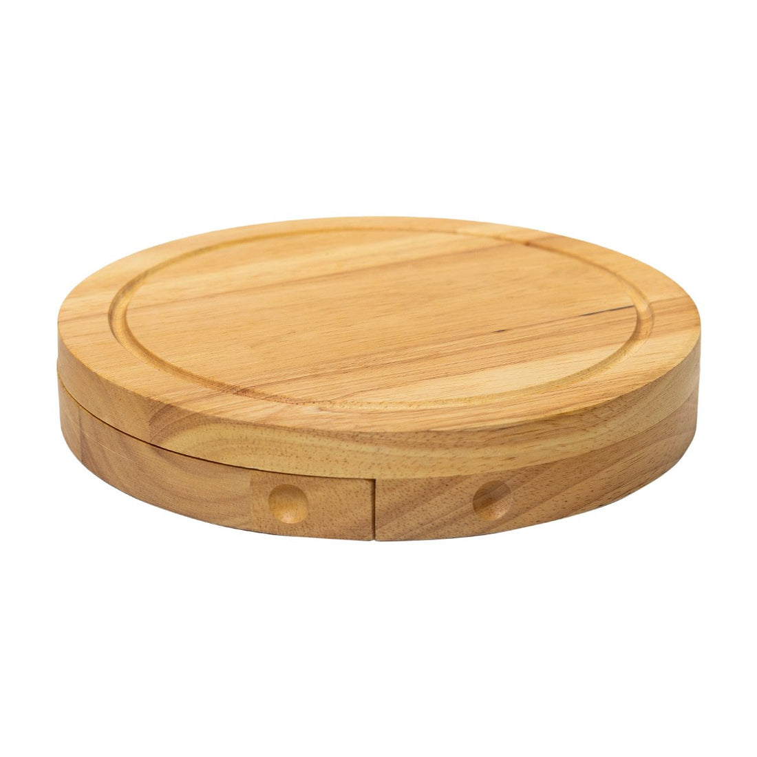 Cheese Platter -  Wood and Stainless Steel