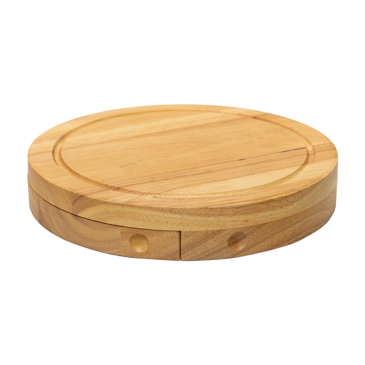 Cheese Platter -  Wood and Stainless Steel
