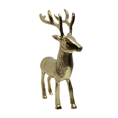 Majestic Stag - Large Golden  in Metal