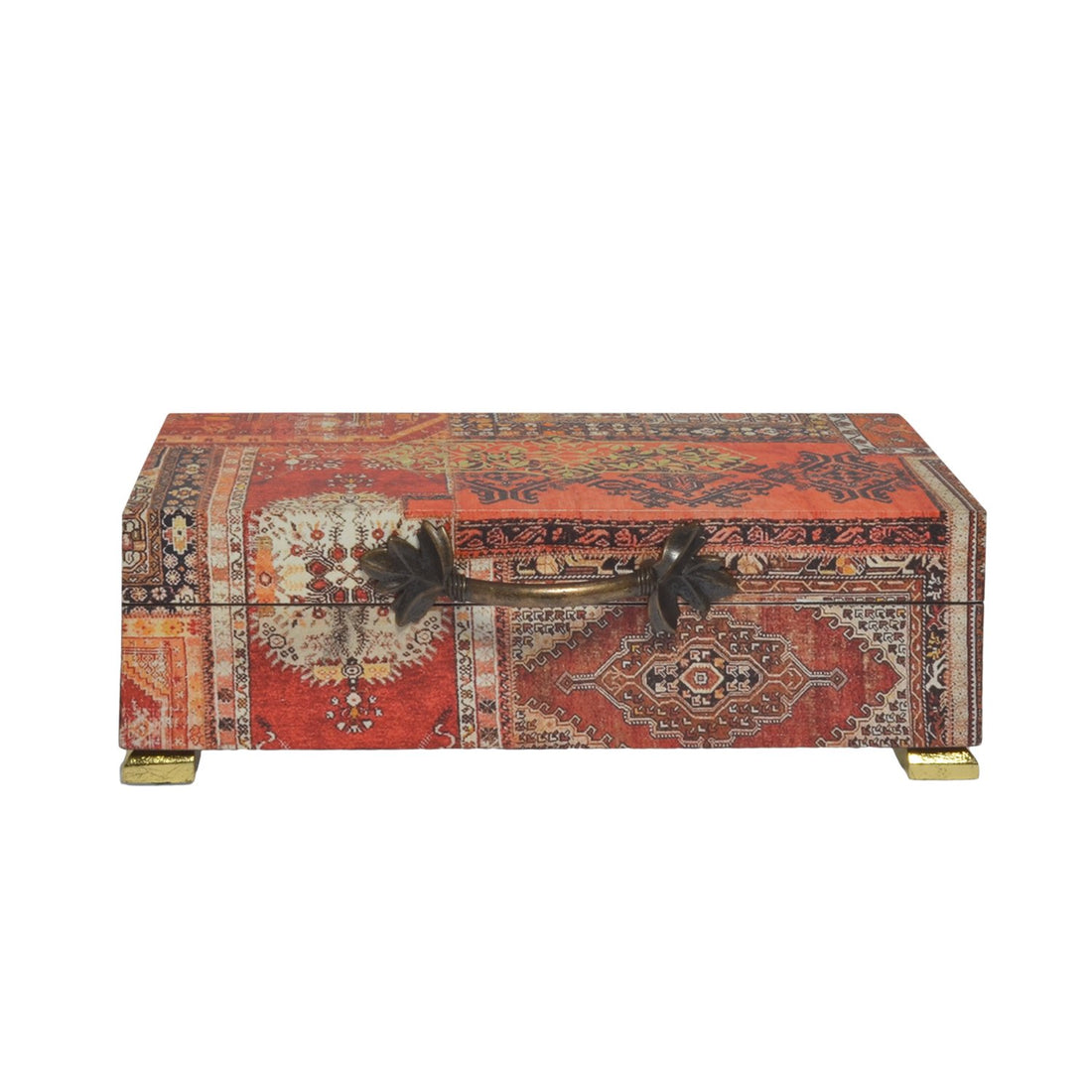 Serapi Collage Tea Box - Wood