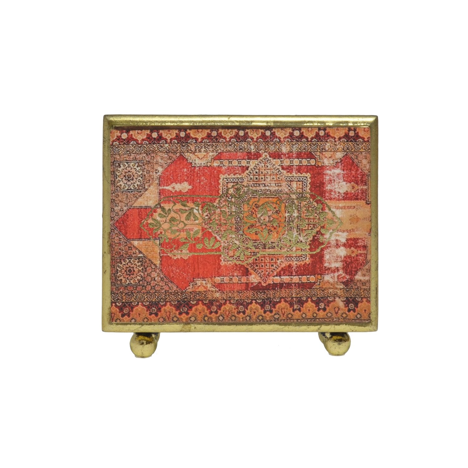 Serapi Collage Napkin Holder - Wood