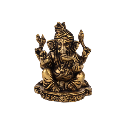 Pagdi Vinayaka Ganesh Idol - Brass