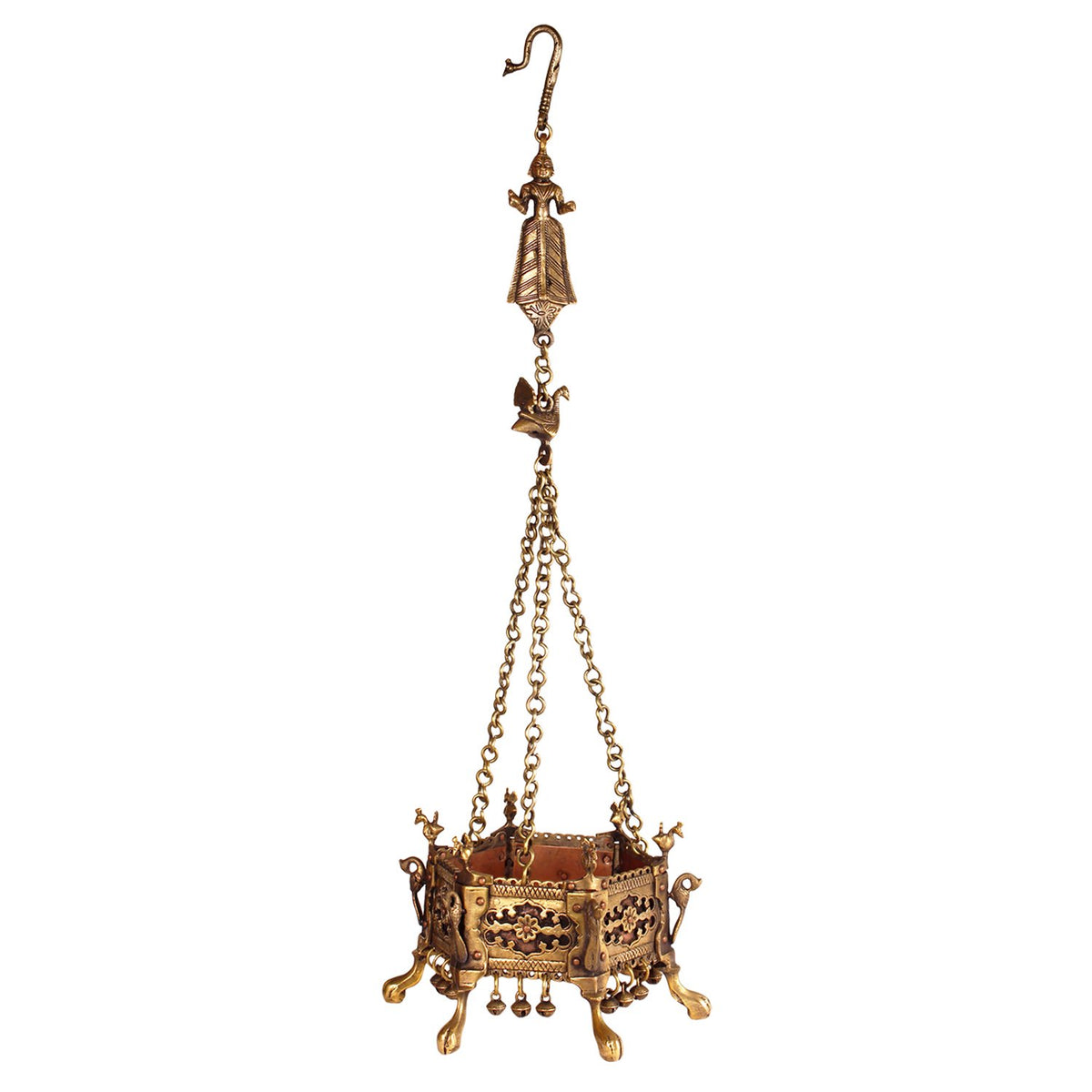 Hanging Pot - Brass