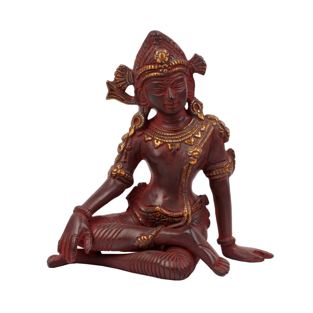 Indra - Small Red in Brass