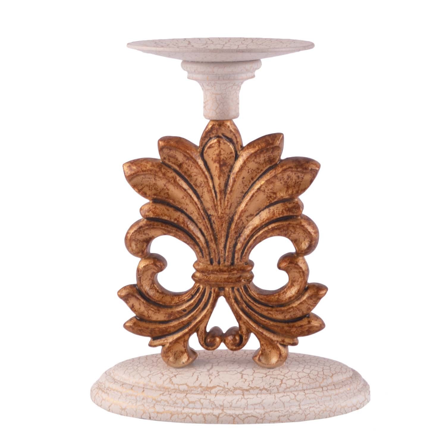 Eliana Candle Stand - Gold in Metal
