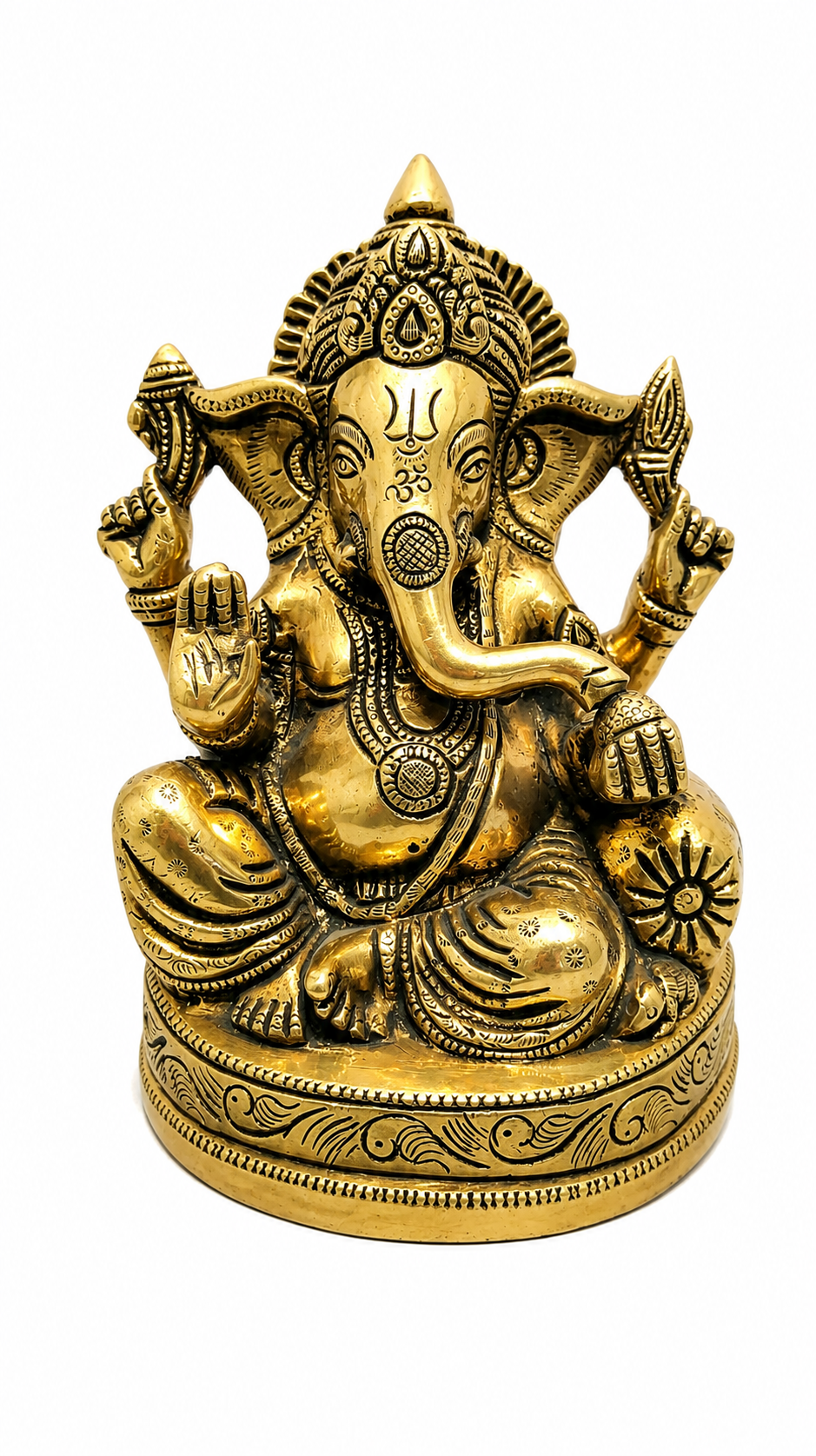 Mangal Murti Brass Ganesha