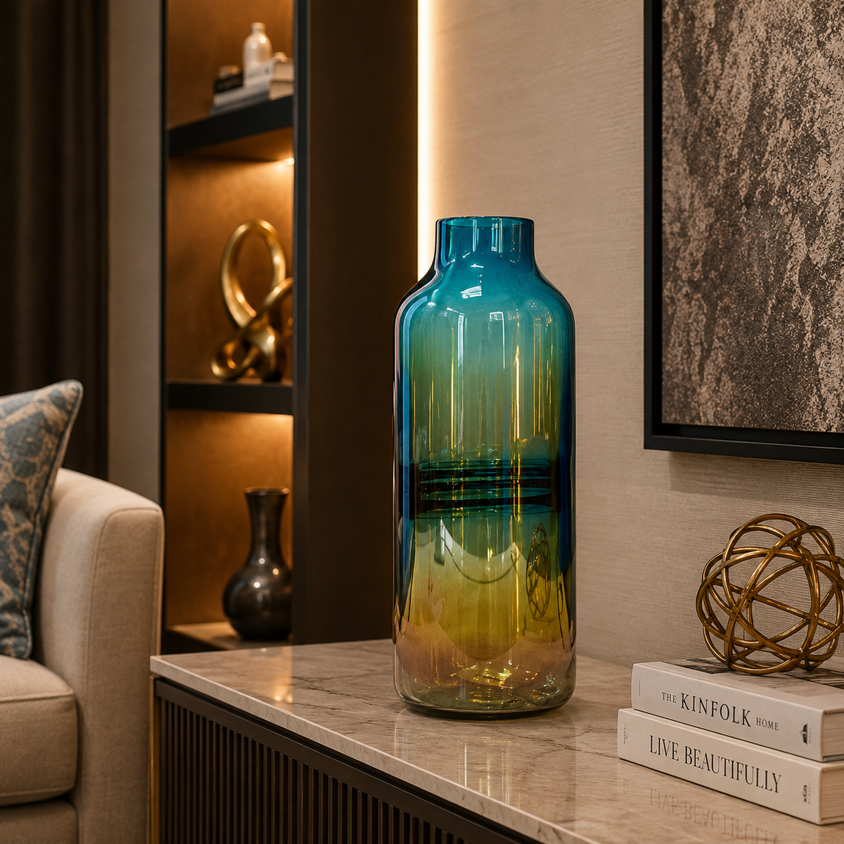 Forest Drift Vase - Large in Glass