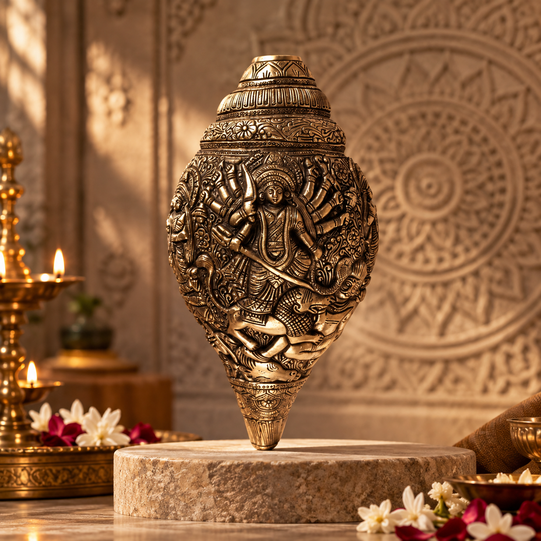 Durga Shankh - Brass