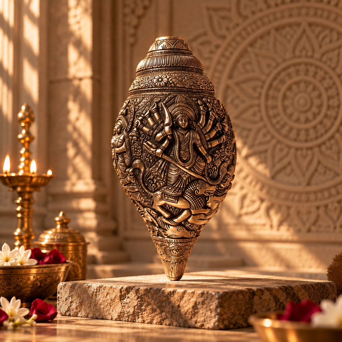 Durga Shankh - Brass