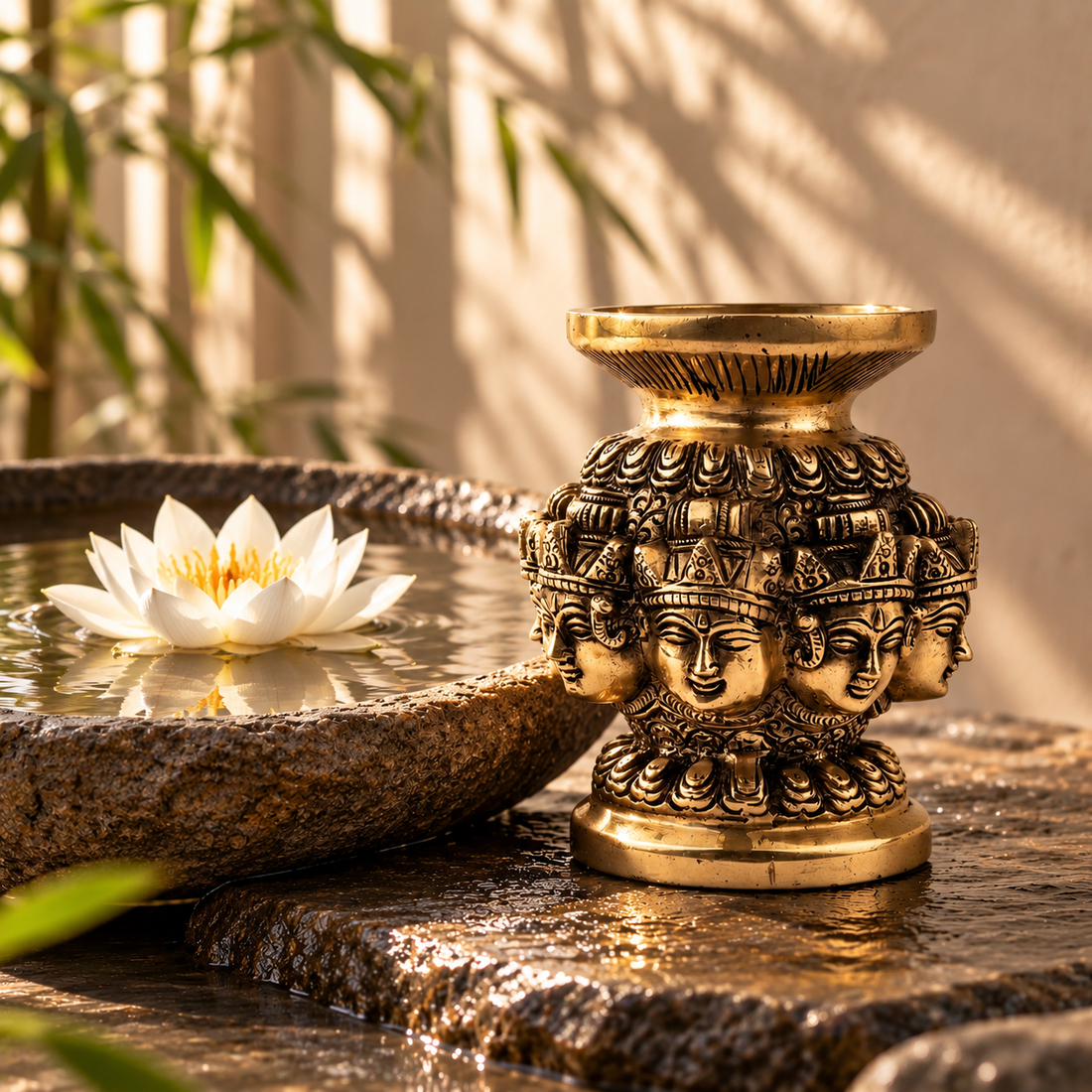 Laxmi Kalash - Brass