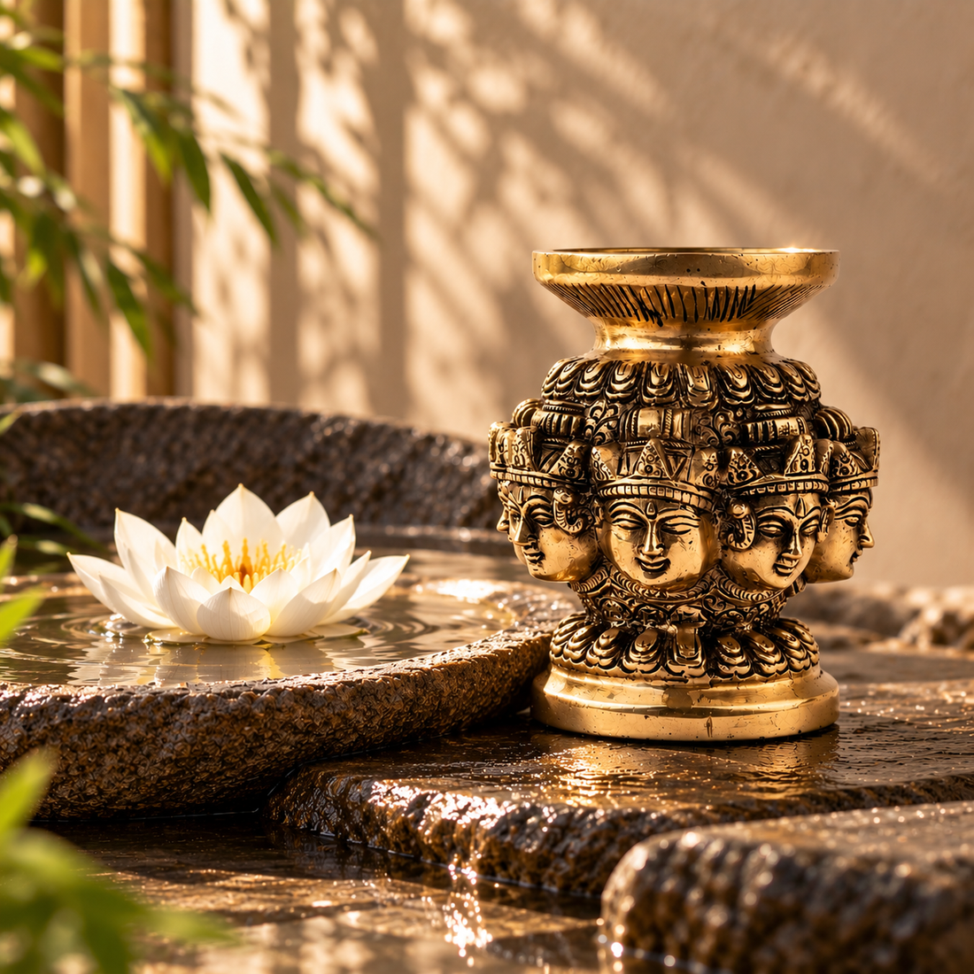 Laxmi Kalash - Brass