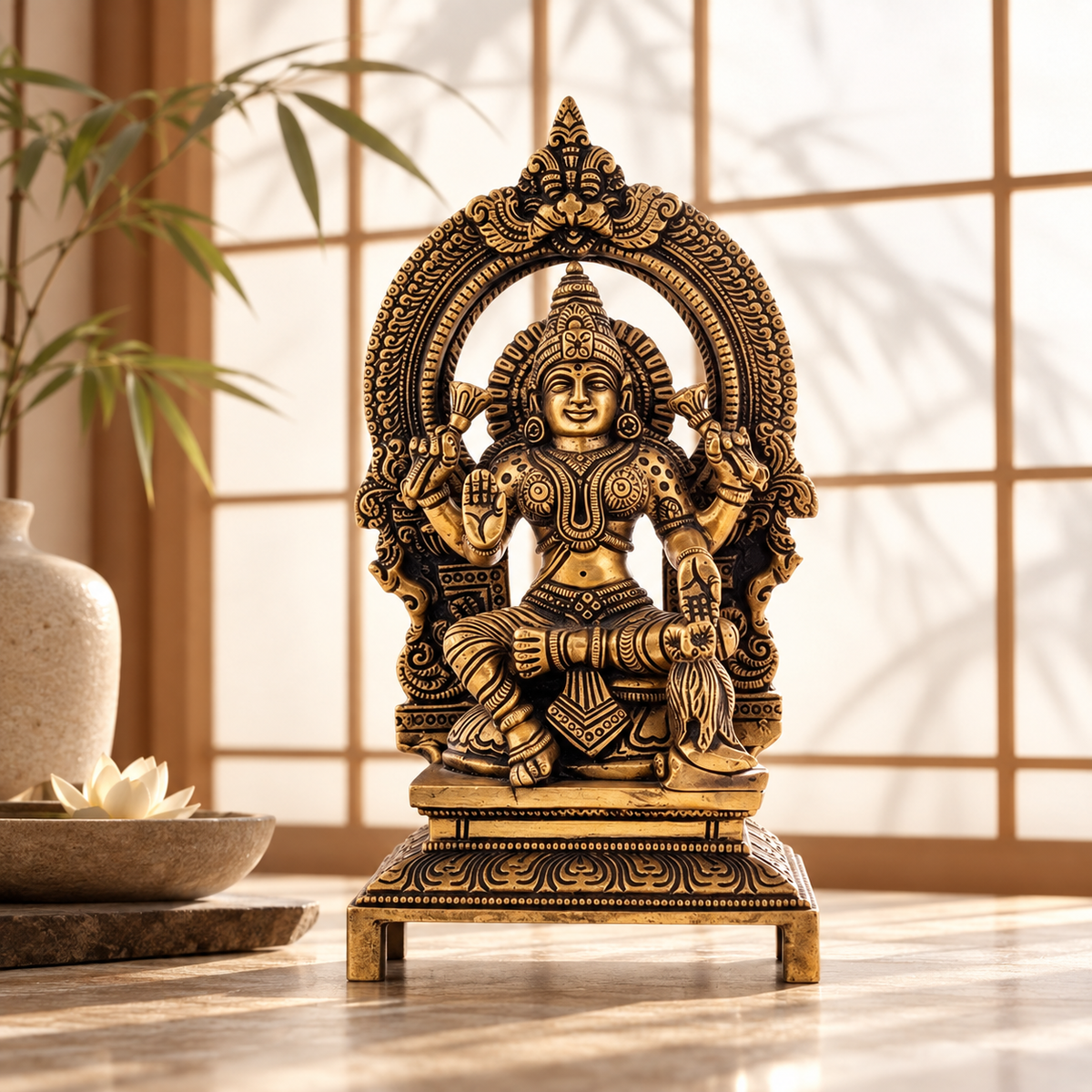 Laxmi Mata Idol - Brass
